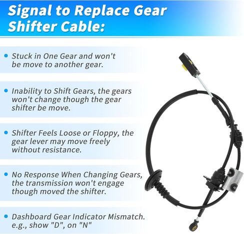 No.JC3Z-7E395-D Automatic Transmission Gear Shift Cable for Ford F-250 F-350 Super Duty 17-22 for Ford F-450 F-550 17-19 6 Speed 6R140 A/T Auto Trans Range Control Lever Cable in Saudi Arabia