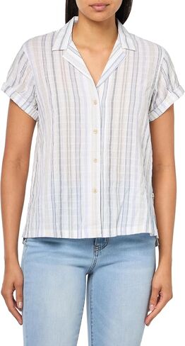 Eddie Bauer Women's Short Sleeve Packable Camp Shirt in Saudi Arabia