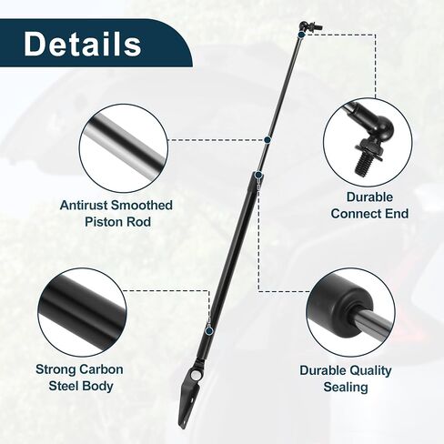 Rear Hatch Lift Supports Struts for Subaru Outback 2003-2009 Gas Spring Black 2 Pcs in Saudi Arabia