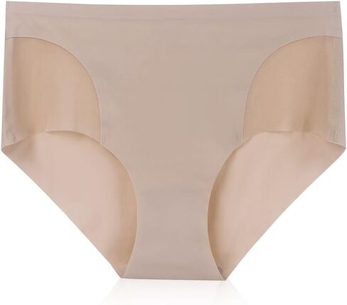 Women's Seamless Bikini Underwear 5 Pairs - Invisible No-Show Briefs with Mesh Panels, Soft Stretch & Breathable in Saudi Arabia