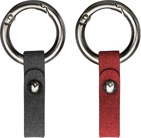 Leather Car Keychain Key Ring with Secure Snap Hook for Car Keys, Home and Office Everyday Carry Durable Key Holder in Saudi Arabia