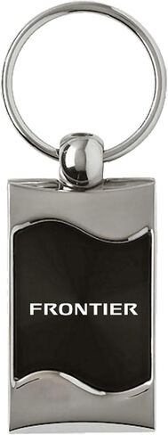 AU-TOMOTIVE GOLD Spun Brushed Metal Key Chain for Nissan Frontier (Black) in Saudi Arabia