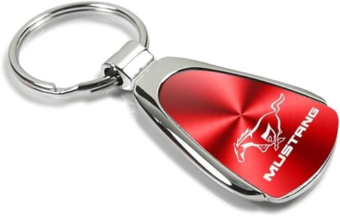 AU-TOMOTIVE GOLD, INC. Officially Licensed Red Teardrop Key Fob for Ford Mustang in Saudi Arabia