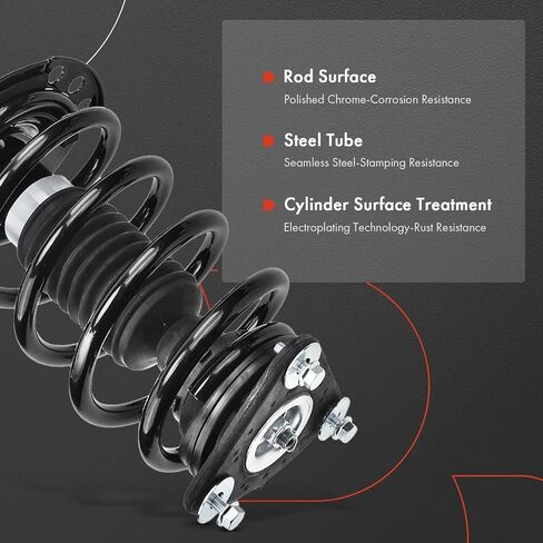 A-Premium Front Pair (2) Complete Strut & Coil Spring Assembly Compatible with Ford Escape 2014, Driver and Passenger Side in Saudi Arabia