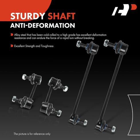 A-Premium Set of 4, Front and Rear Sway Bar Link Stabilizer Link Kit, Compatible with Toyota RAV4 2001 2002 2003 2004 2005 in Saudi Arabia
