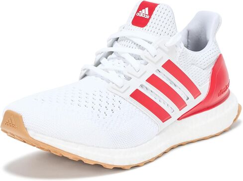 adidas Men's Ultraboost 1.0 DNA Sneaker, White/Better Scarlet/Gum, 12.5 in Saudi Arabia