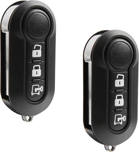 USARemote Key Fob استبدال مفتاح الدخول بدون مفتاح لـ 2015 2016 2017 2018 2019 2020 2021 2022 Fiat Ram Promaster City 3-Button Flip Key (LTQF12AM433TX، 2ADFTF12AM433TX) in Saudi Arabia