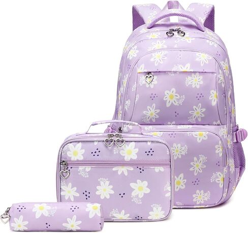 EKUIZAI Girl Backpack Set,StrawberrySchool Bags for Middle School Students Elementary Bookbags for Teen Girls in Saudi Arabia