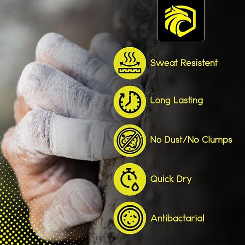 3 عبوات من الطباشير السائل بدرجة احترافية (60 مل) طباشير خالية من الفوضى لرفع الأثقال وتسلق الصخور والجمباز، قبضة الرقص على العمود - طباشير للرياضة والتمرين - مقاومة للعرق وتدوم طويلاً لقبضة أقوى في صالة الألعاب الرياضية in Kuwait