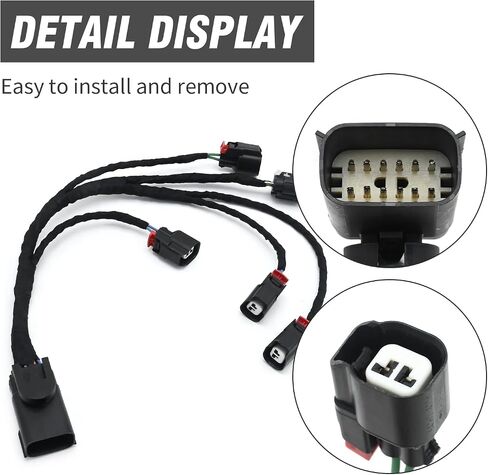 28329581 Fuel Injection Ignition Wiring Harness Replacement for GM Left Hand Fuel Rail 5.3L 6.2L V8 Replace 28388775 in Saudi Arabia