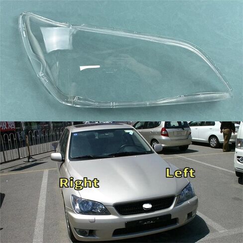 Compatible for Lexus IS IS200 2004 2005 High Headlight Cover Transparent Lamp Shade Headlamp Shell Plexiglass Auto Replacement Parts(High A Piar) in Saudi Arabia