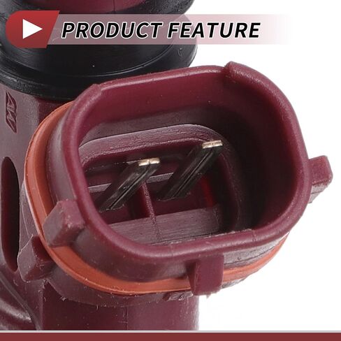 1 Pc Fuel Injector for Mazda Miata 1.8 2000-2001 Fuel Nozzle No.195500-3310/BP4W-13-250 Wine Red in Saudi Arabia