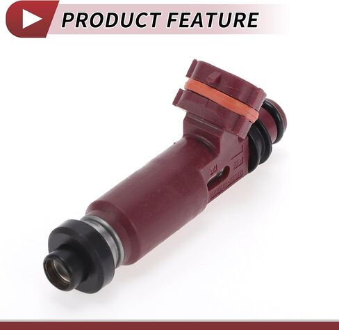 1 Pc Fuel Injector for Mazda Miata 1.8 2000-2001 Fuel Nozzle No.195500-3310/BP4W-13-250 Wine Red in Saudi Arabia
