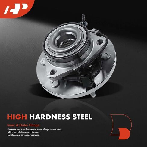 A-Premium 2 x Front Wheel Bearing and Hub Assembly with ABS & 6-Lug Compatible with Hummer H3 2006 2007 2008 in Saudi Arabia