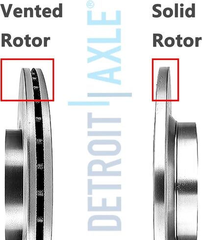 Detroit Axle - 285mm Front + 278mm Rear Drilled & Slotted Disc Brake Rotors Ceramic Pads w/Hardware Brake Cleaner Fluid Replacement for 2004-2010 Saab 9-3 in Saudi Arabia