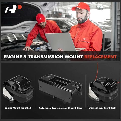 A-Premium 3PCS Engine Motor Mount and Transmission Mount Set Compatible with Ford Expedition 2003-2006 5.4L & Lincoln Navigator 2003-2004 5.4L, 4WD, Replace# F65Z6068HA, F75Z6068GA in Saudi Arabia
