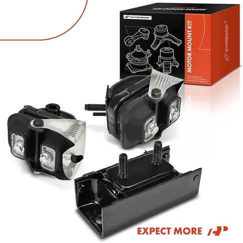 A-Premium 3PCS Engine Motor Mount and Transmission Mount Set Compatible with Ford Expedition 2003-2006 5.4L & Lincoln Navigator 2003-2004 5.4L, 4WD, Replace# F65Z6068HA, F75Z6068GA in Saudi Arabia