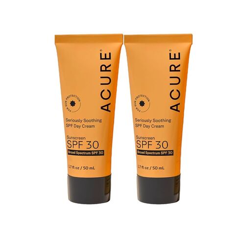 كريمة يوم مهدئ على محمل الجد - كريمة الوجه المرطبة اليومية - مرطب للبشرة الجافة إلى الحساسية من أحماض أركان وأحماض عباد الشمس مع البابونج - نباتي ، غير معقود - 1.7 أوقية in Kuwait