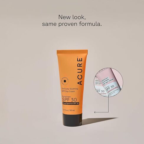 كريمة يوم مهدئ على محمل الجد - كريمة الوجه المرطبة اليومية - مرطب للبشرة الجافة إلى الحساسية من أحماض أركان وأحماض عباد الشمس مع البابونج - نباتي ، غير معقود - 1.7 أوقية in Kuwait