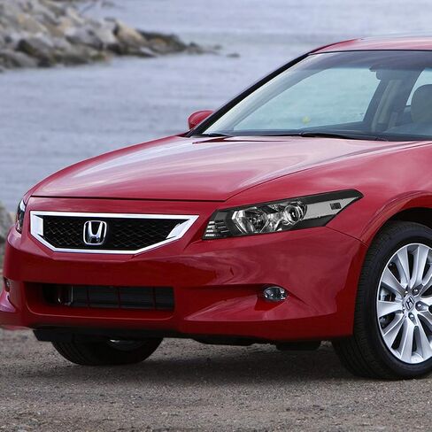 DNA MOTORING HL-OH-HA082D-BK-CL1-T2 غطاء أسود للمصابيح الأمامية لجهاز العرض طراز OE متوافق مع 08-12 Honda Accord 2-Dr Coupe in Saudi Arabia