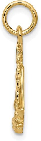 14K Yellow Gold Scales Of Justice Charm Law Jewelry in Saudi Arabia