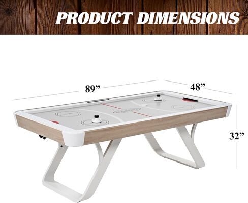 Barrington Billiards Urban Arcade Collection Air Hockey with Accessories, Perfect for Family Game Rooms in Kuwait
