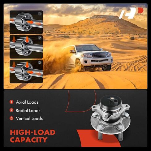 A-Premium 2 × محمل العجلة الخلفية ومجموعة المحور مع 5 عروة متوافقة مع سوزوكي SX4 2008 2009 2010 2011 2012 2013، FWD فقط in Saudi Arabia