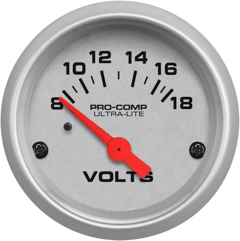 AutoMeter Voltage Gauge Ultra-Lite 52mm Short Sweep Electronice in Saudi Arabia