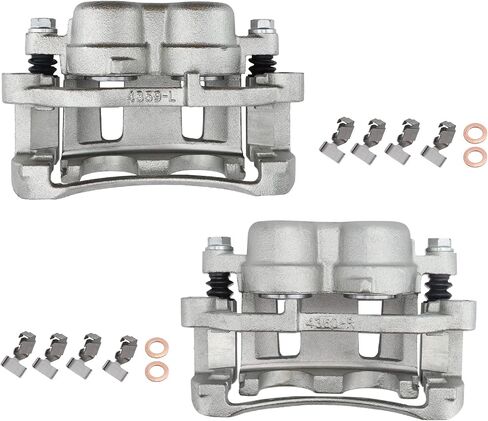 IRONTEK 18B4695 Front Disc Brake Caliper for Chevy Blazer 1998-2005, S10 1998-04, for GMC Jimmy 1998-01, Sonoma 1998-04, for Olds Bravada 1998-01, for Isuzu Hombre 1998-00, Front Left Driver Side in Saudi Arabia