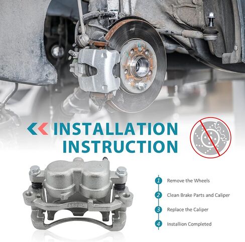 IRONTEK 18B4695 Front Disc Brake Caliper for Chevy Blazer 1998-2005, S10 1998-04, for GMC Jimmy 1998-01, Sonoma 1998-04, for Olds Bravada 1998-01, for Isuzu Hombre 1998-00, Front Left Driver Side in Saudi Arabia