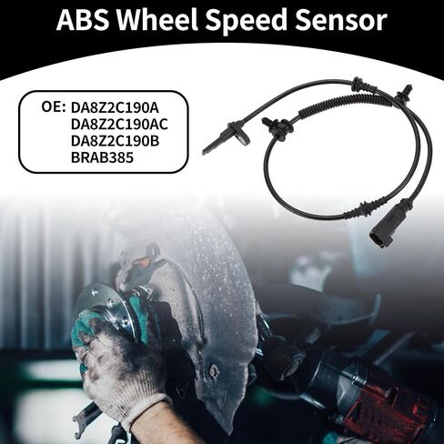 ABS Wheel Speed Sensor No.DA8Z2C190A/DA8Z2C190AC/DA8Z2C190B/BRAB385 Rear Left or Right Driver or Passenger Side Fit for Ford Explorer 2013-2019 in Saudi Arabia