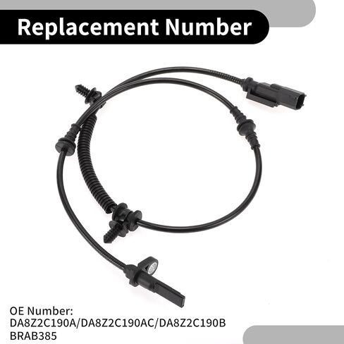 ABS Wheel Speed Sensor No.DA8Z2C190A/DA8Z2C190AC/DA8Z2C190B/BRAB385 Rear Left or Right Driver or Passenger Side Fit for Ford Explorer 2013-2019 in Saudi Arabia