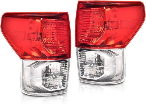 مجموعة مصابيح خلفية CHEDA مع مصابيح خلفية متوافقة مع Toyota Tundra 2007-2013 (كابينة عادية ببابين | كابينة إضافية بأربعة أبواب | كابينة طاقم بأربعة أبواب) الجانب الأيسر والأيمن زوج واحد من Pilotos Traseros Conjunto in Kuwait