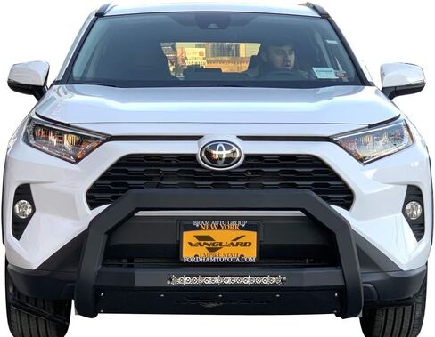 VANGUARD VGUBG-2000-1190BK-LED Black Powdercoat Optimus LED Wide Bull Bar | Compatible with 14-21 Acura MDX / 19-25 Honda Passport / 16-22 Honda Pilot / 17-25 Honda Ridgeline in Saudi Arabia