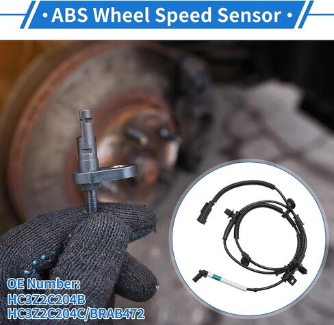 ABS Wheel Speed Sensor Front Left Right ABS Sensor Anti-Lock Braking System Sensor No.HC3Z2C204B/HC3Z2C204C/BRAB472 for Ford F-250 2017-2020 in Saudi Arabia