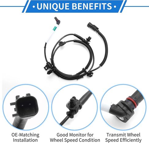 ABS Wheel Speed Sensor Front Left Right ABS Sensor Anti-Lock Braking System Sensor No.HC3Z2C204B/HC3Z2C204C/BRAB472 for Ford F-250 2017-2020 in Saudi Arabia