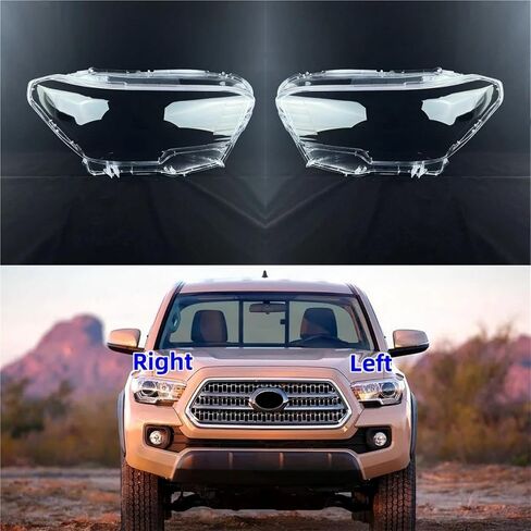 Compatible For Toyota Tacoma 2016 2017 2018 Front Lamp Shade Headlight Mask Shell Transparent Cover Lens Replace The Original Lampshade(1PCS Right Side) in Saudi Arabia
