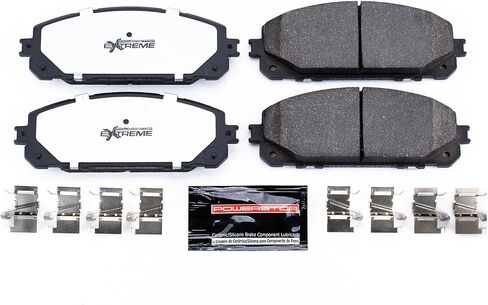 Power Stop Z36-1843 Front Z36 Truck & Tow Carbon Fiber-Ceramic Brake Pads with Hardware For Jeep Cherokee 2016-2022 [Model Specific] in Saudi Arabia
