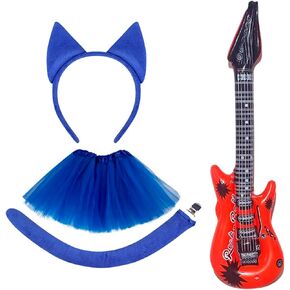 The Blue Cat Costume Accessories Set for Halloween Cosplay in Kuwait