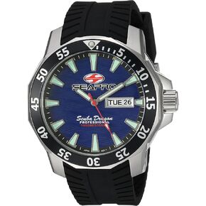 Seapro Men's SP8316 Scuba Dragon Diver LTD Analog Display Quartz Black Watch in Saudi Arabia