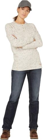 ARIAT Women's Fr Avelynn Medium Wash Duralight Stretch Slim Work Jeans - 10039658 32 LNG in Saudi Arabia