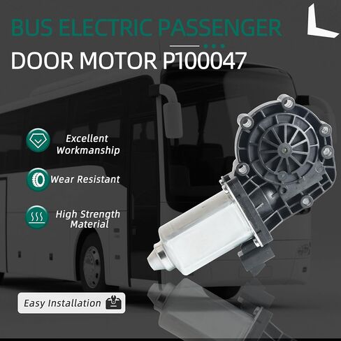 Bus Electric Passenger Door Motor P100047,Fit for A & M Systems,Compatible with Coach & Equipment Buses,Replace# 113260 13260 21252144 6092-ECC 800-171 in Saudi Arabia