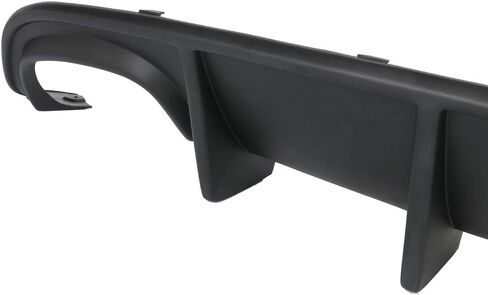 FREEMOTOR802 Compatible with 2015-2023 Dodge Charger SRT Quad Exhaust Rear Bumper Diffuser, Unpainted Black PP Spoiler in Saudi Arabia