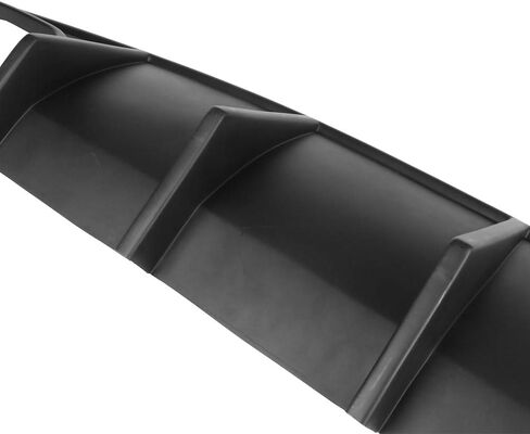 FREEMOTOR802 Compatible with 2015-2023 Dodge Charger SRT Quad Exhaust Rear Bumper Diffuser, Unpainted Black PP Spoiler in Saudi Arabia