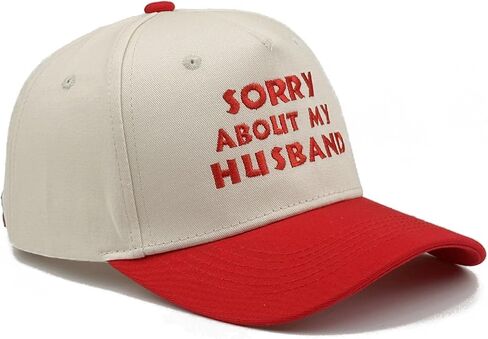 Embroidered Baseball Cap, Cotton Dad Hat, Fun & Heartfelt Stitching, Adjustable Casual Outdoor Hat for Men Women in Saudi Arabia