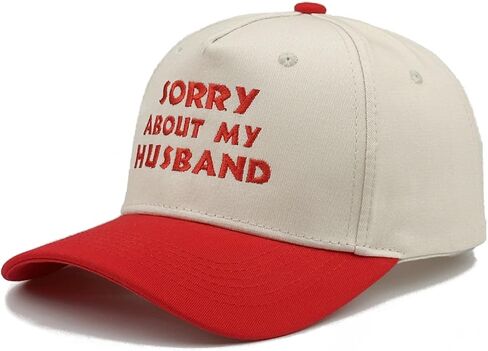 Embroidered Baseball Cap, Cotton Dad Hat, Fun & Heartfelt Stitching, Adjustable Casual Outdoor Hat for Men Women in Saudi Arabia