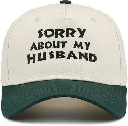 Embroidered Baseball Cap, Cotton Dad Hat, Fun & Heartfelt Stitching, Adjustable Casual Outdoor Hat for Men Women in Saudi Arabia
