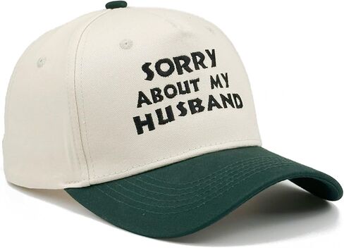 Embroidered Baseball Cap, Cotton Dad Hat, Fun & Heartfelt Stitching, Adjustable Casual Outdoor Hat for Men Women in Saudi Arabia
