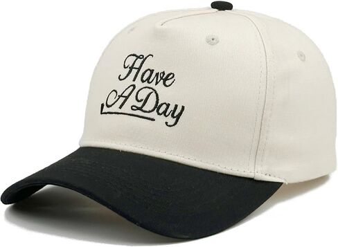 قبعة بيسبول مطرزة، قبعة الأب القطنية، خياطة ممتعة ومخلصة، قبعة كاجوال قابلة للتعديل للرجال والنساء in Kuwait