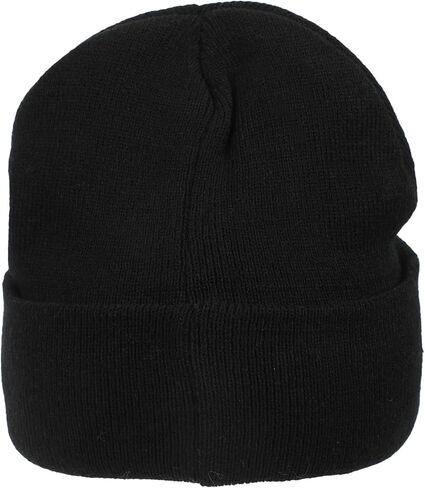 Bioworld Batman Logo Embroidery Black Acrylic Knit Standard Cuff Beanie in Saudi Arabia